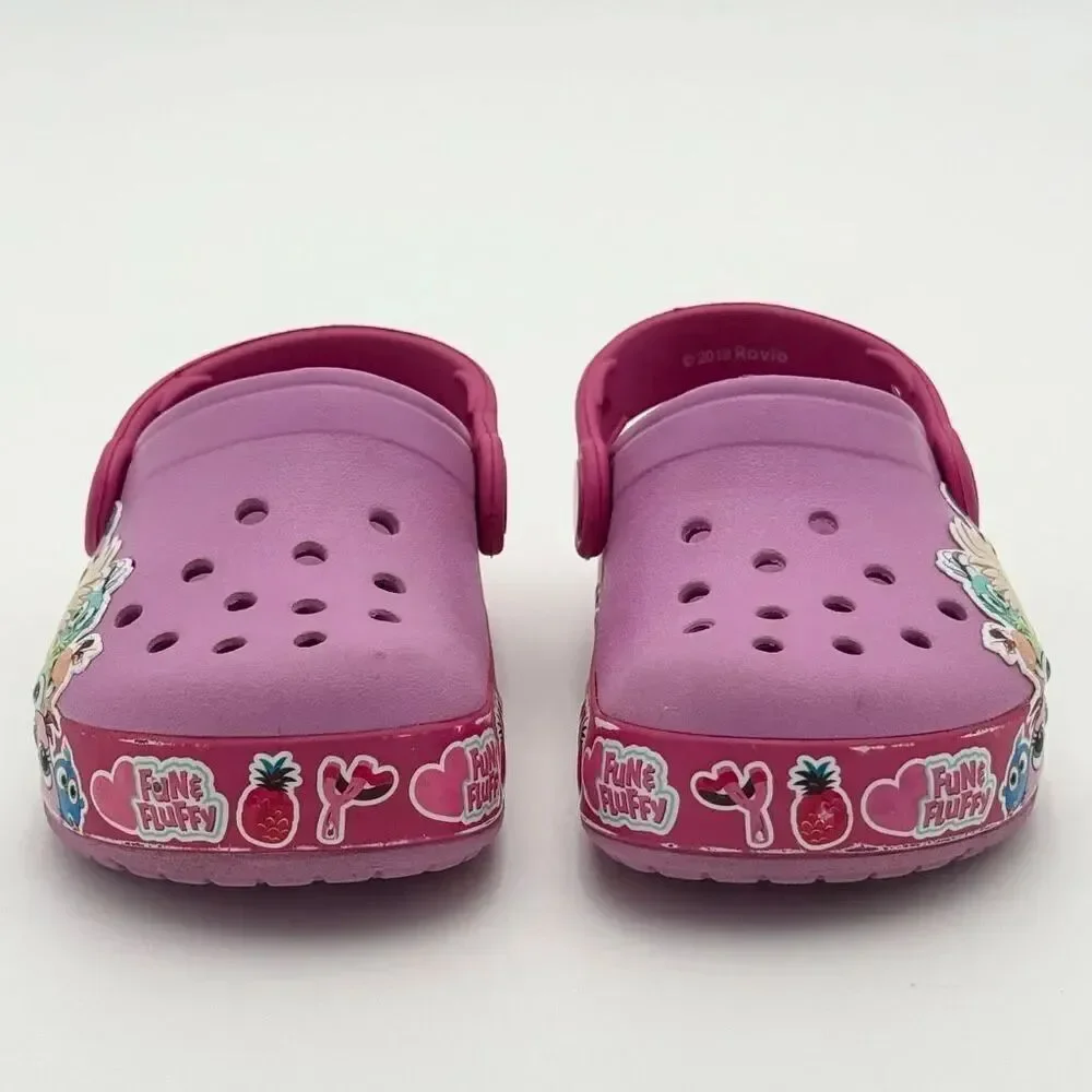 Crocs Girls' Fun Lab Hatchlings Band Lights Clogs - US Size C8 GS